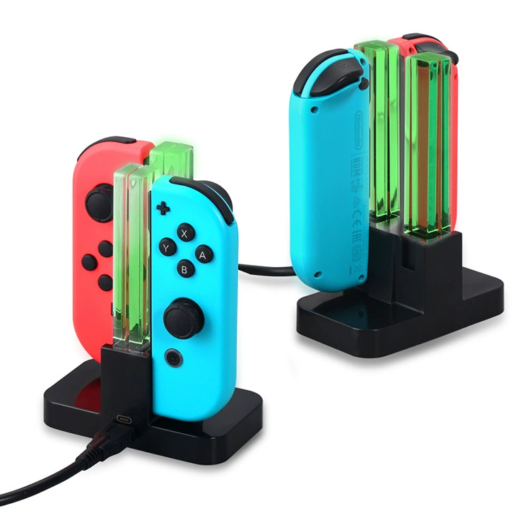 ДОБЕ Nintendo Switch маленькая ручка цветное сиденье зарядки TNS-875 ручка зарядного устройстваJoyCon четыре зарядки
