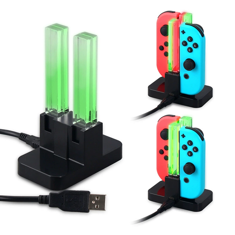 ДОБЕ Nintendo Switch маленькая ручка цветное сиденье зарядки TNS-875 ручка зарядного устройстваJoyCon четыре зарядки