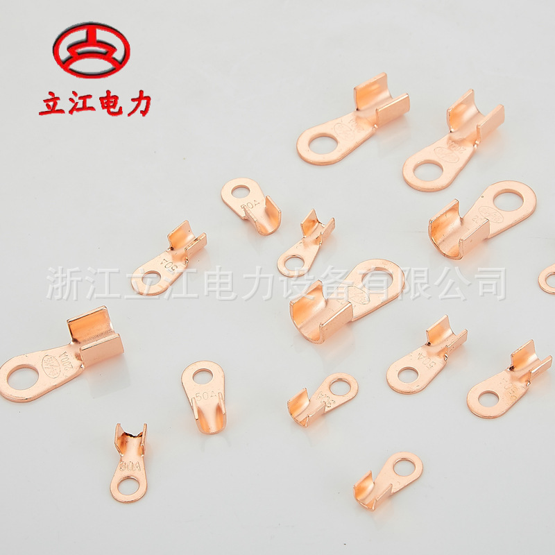 Supply non-standard thin OT wiring terminal opening wiring nose surface tinned opening copper nose manufacturer