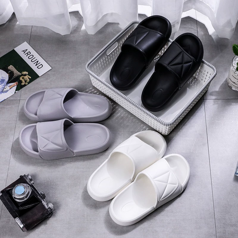 2023 летние тапочки из EVA для родителей и детей Домашняя и уличная одежда Домашняя Нескользящая Тихая ванна, верх для ванной комнаты, мягкое дно