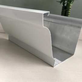 蒂美彩色铝合金屋檐天沟 接水槽  铝合金成品天沟厂家大口径