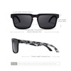 Trend neon street classic square sunglasses, sun protection cream, UF-protection