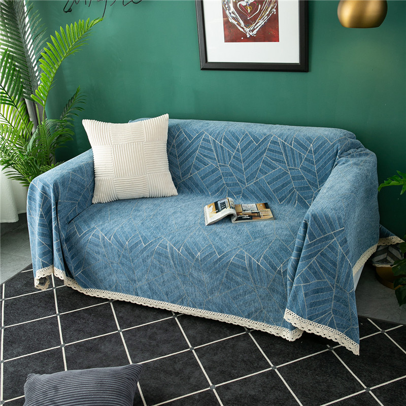 Thickened Chenille Sofa Cover Non-slip Full-cover Square Design_voghion.com