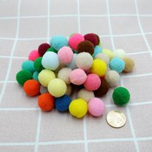 10mm高弹毛球 涤纶毛绒球diy创意手工毛毛球服装帽子辅料小毛球