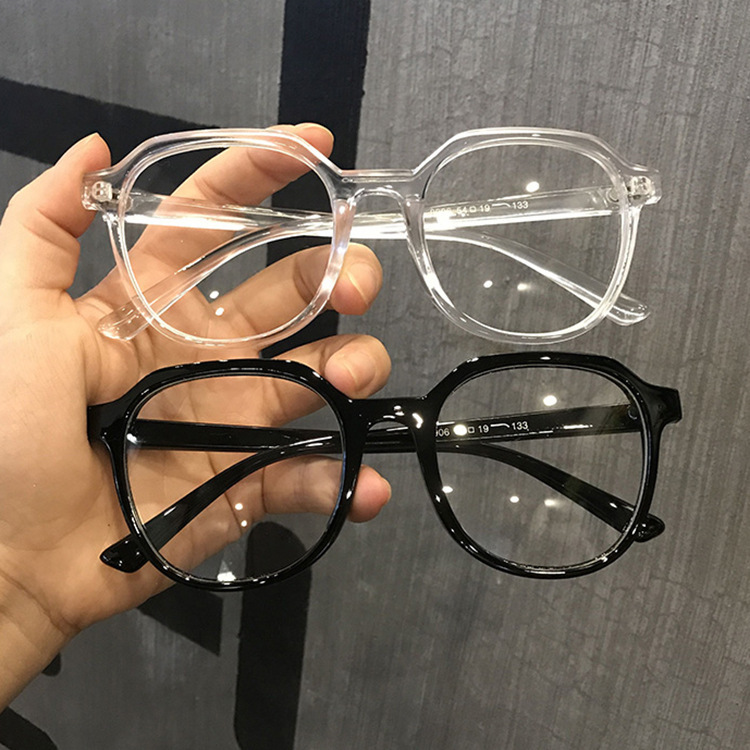 Kedun Irregular Eyeglass Frames 2020 New Korean Style Non-Prescription Glasses for Women Trendy Ultra-Light Retro Artistic Matte Black Eyeglass Frames Kedun Irregular Eyeglass Frames 2020 New Korean Style Non-Prescription Glasses for Women Trendy Ultra-Light Retro Artistic Matte Black Eyeglass Frames