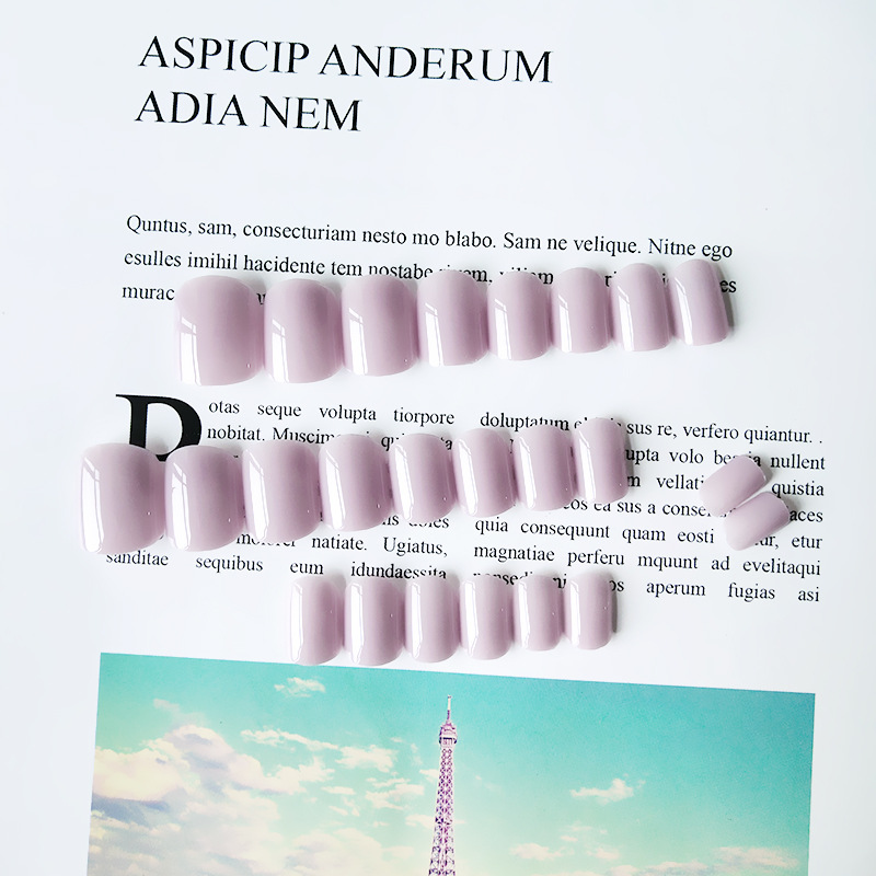 Desgaste de uñas falso transfronterizo de uñas de longitud media pieza de uñas desmontable pieza de uñas producto terminado uñas al por mayor