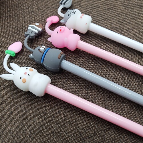 Creative animal tentacle gel pen, cute pet water pen, cartoon student small gift writing pen factory wholesale
