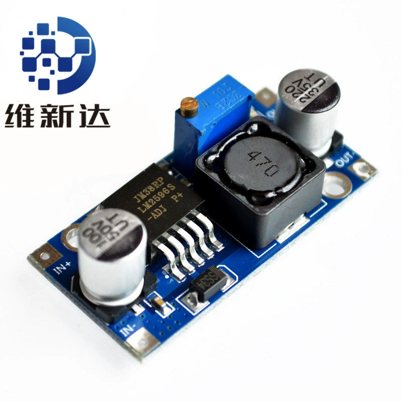 DC-DC Понижающий модуль питания 3A Регулируемый понижающий модуль LM2596 регулятор напряжения 24 В до 12 В 5 В 3 В