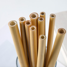 天然环保可降解竹子吸管咖啡牛奶茶果汁大口径吸管Bamboo Straws