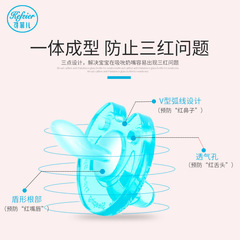 Kofier Nano Silver Pacifier, 2-pack, suitable for babies aged 0-6-18 months, newborn silicone pacifier, soft