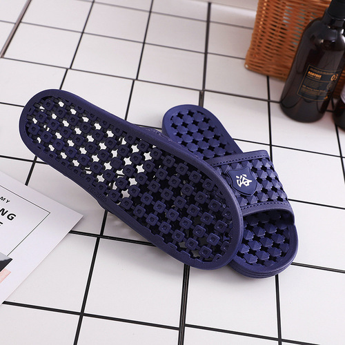TGL Brand New Material Bathroom Slippers with Hollow Design, Leak-Proof and Anti-Slip Home Slippers for Men and Women, Hotel and Sauna Room Slippers