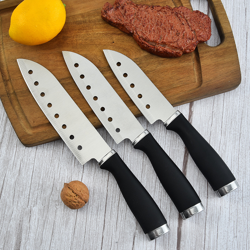刀具厨房 多孔厨师刀 菜刀厨具套装 家用厨房多功能用刀 可批发