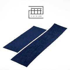 Simple and stylish fabric small tea table set, tea ceremony accessories, rectangular fabric, portable tea towel, logo printing addition