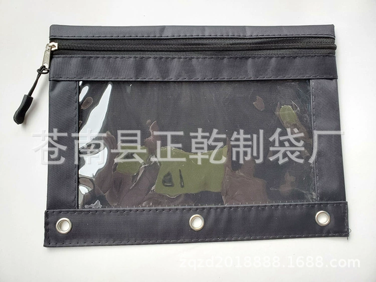 Pencil case, pendant with zipper for documents