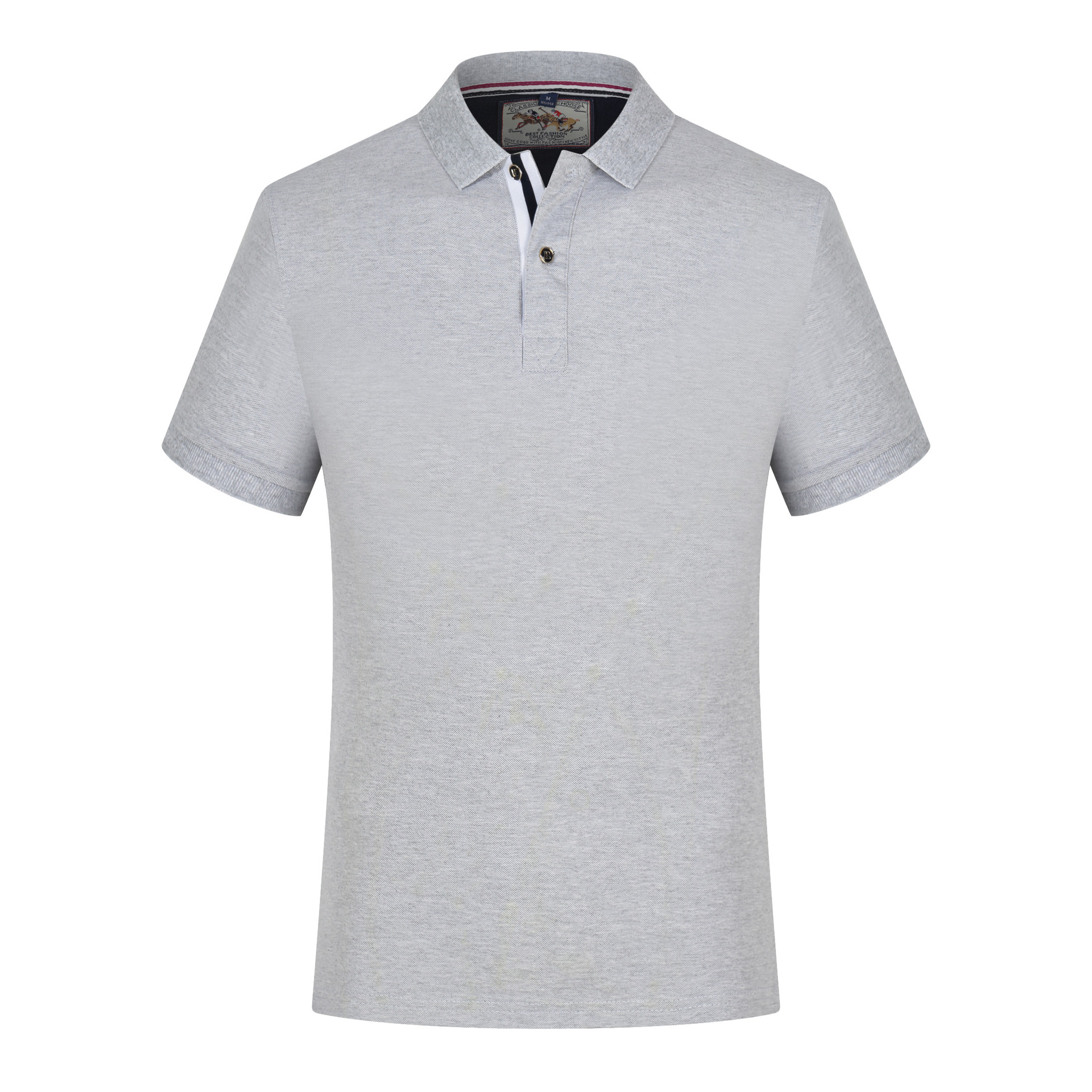 Camisa de polo de solapa logotipo personalizado patrón ropa de trabajo grupo ropa camiseta publicidad personalizada camisa cultural manga corta al por mayor