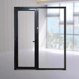 门窗工厂铝合金澳美45系列家居防盗无门槛入户门阳台平开门定制