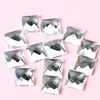 Glossy square crystal, accessory, wholesale