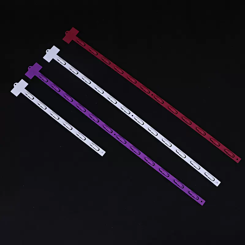 印制彩色塑料挂条 pp超市货物条 印制货架挂条零食展示定制定做