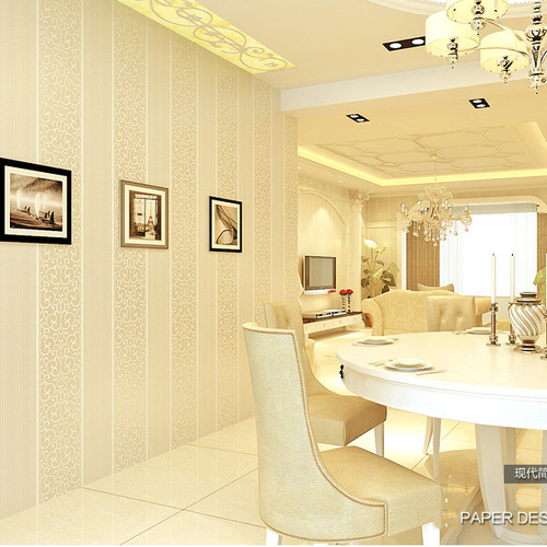 3D Wall Paper Self-Adhesive Vertical Strips Non-Woven Living Room TV Background Wall Bedroom Modern Children Wallpaper Wall Sticker