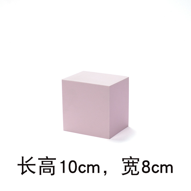 Fondo de plataforma de fotografía de columpio tridimensional Cubo geométrico accesorios de fotografía decoración ins celebridad de Internet