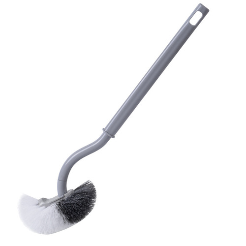 S-type Japanese toilet brush, elbow gap toilet brush, disposable soft-bristled long-handled toilet brush set