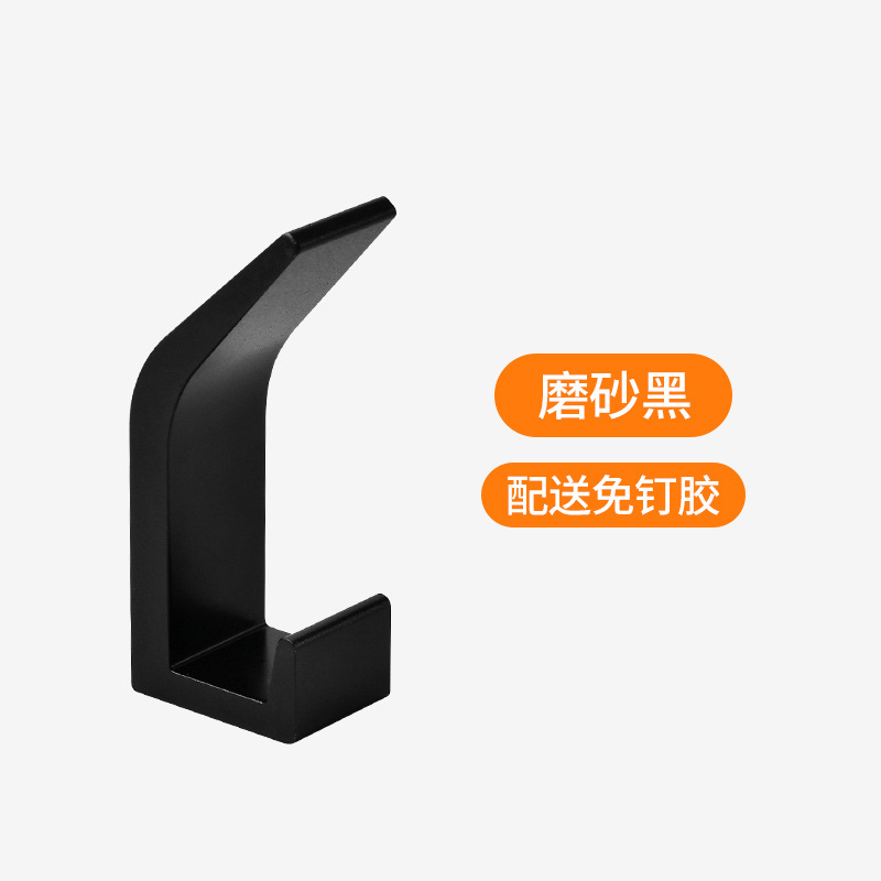 Aluminum Alloy Folding Hook Round Head Square Head Clothes Hook No Drilling Required Invisible Creative Folding Clothes Hook Aluminum Alloy Hook