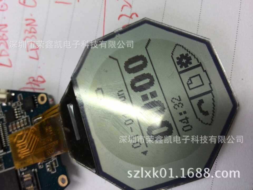 手表 圆型LCD 液晶显示屏 点阵COG封装