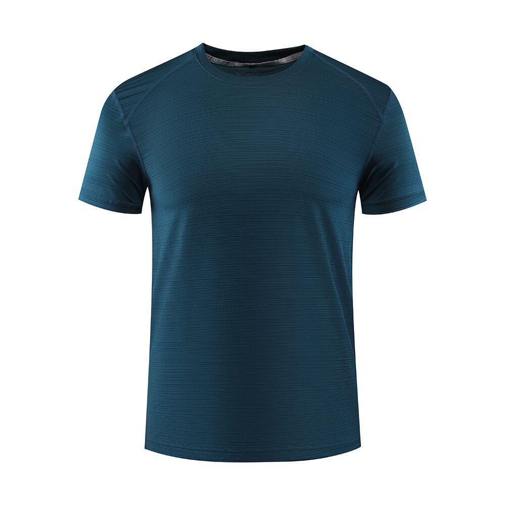 Verano delgada de manga corta maratón cuello redondo corriendo de secado rápido de la camiseta deportiva ropa de grupo ropa de trabajo personalizado impreso LOGO