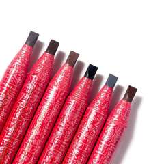 Makeup Chinese Style Eyebrow Pencil Gold Rose Threaded Eyebrow Pencil 1818 Roll Paper Eyebrow Pencil Long-lasting makeup is not easy to smudge D'LZCOU