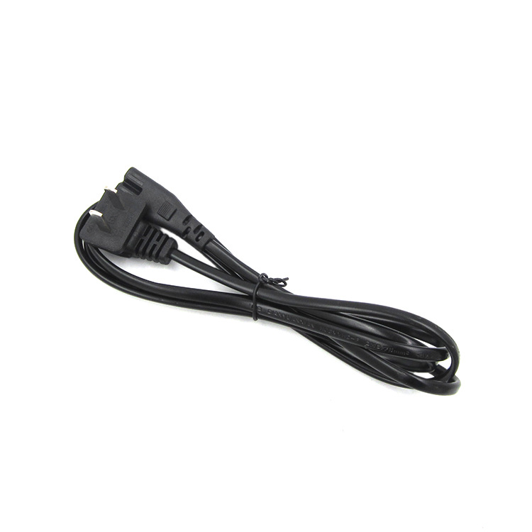 LCD TV cable de alimentación estándar nacional de ocho palabras codo de la cola Pantalla LED lámpara de escritorio cable de carga Cable de enchufe