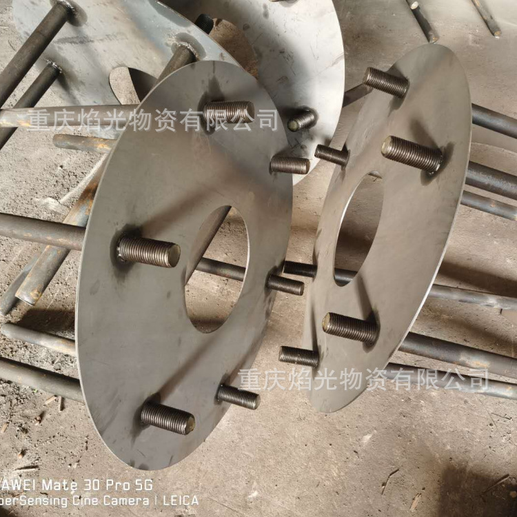 地脚螺栓预埋件热镀锌预埋钢板地笼底座螺栓预埋钢板来图制做