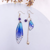 Fresh fashionable brand long earrings with tassels for bride, European style