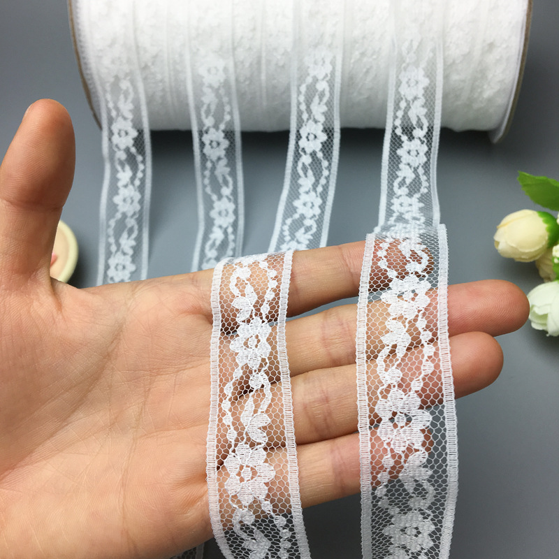 新品2CM直边蕾丝花边 DIY帽子花边 项链发饰蕾丝带 免费取样