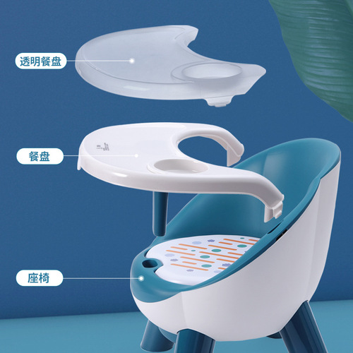 多规格宝宝餐椅 PU材质多色可选婴儿餐椅  厂家批发卡通儿童餐椅