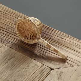 出口日本 职人手作 竹编茶滤 日本茶道泡茶工具 茶渣过滤国内现货