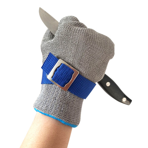 New steel wire American standard level 9 anti-cut gloves, level 5 slaughtering kitchen food grade anti-cut protective labor protection gloves