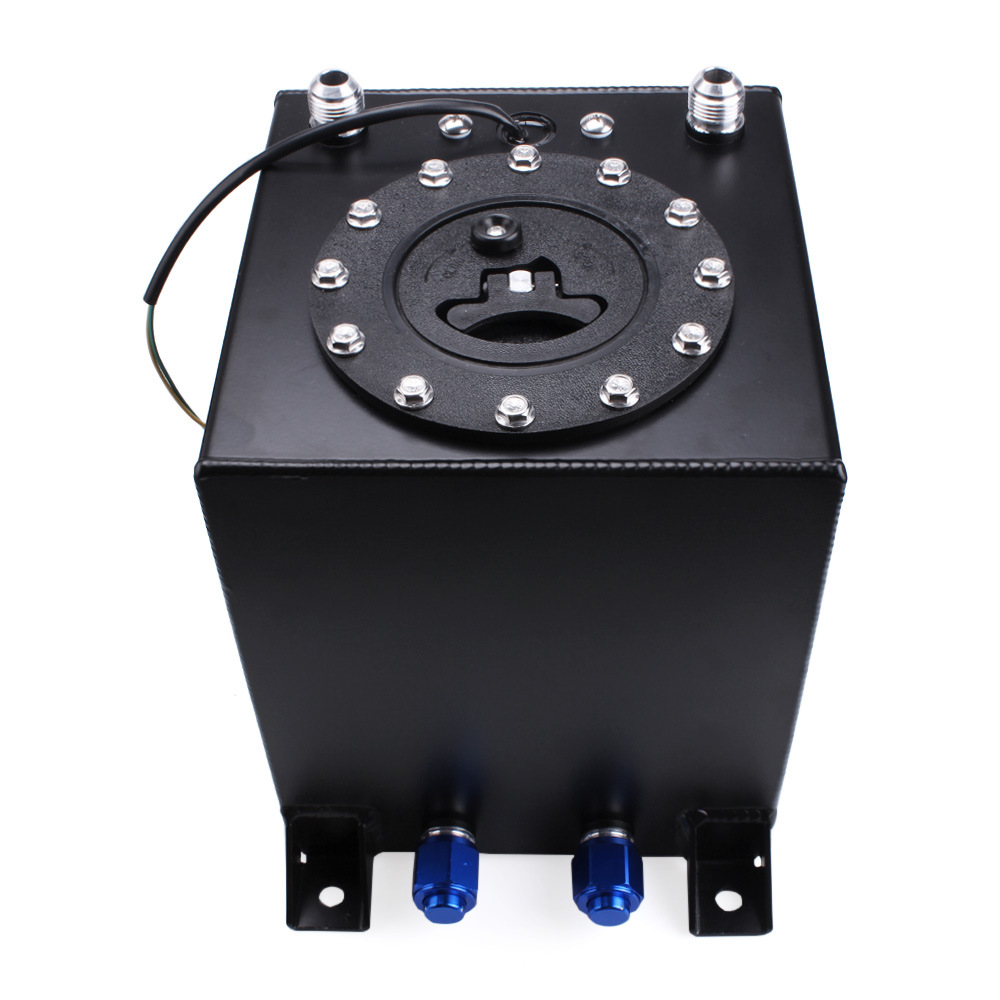 Qìchē 10L Aluminum Alloy Fuel Cell with Sensor 2.5 Gallon (Fuel tank) - black
