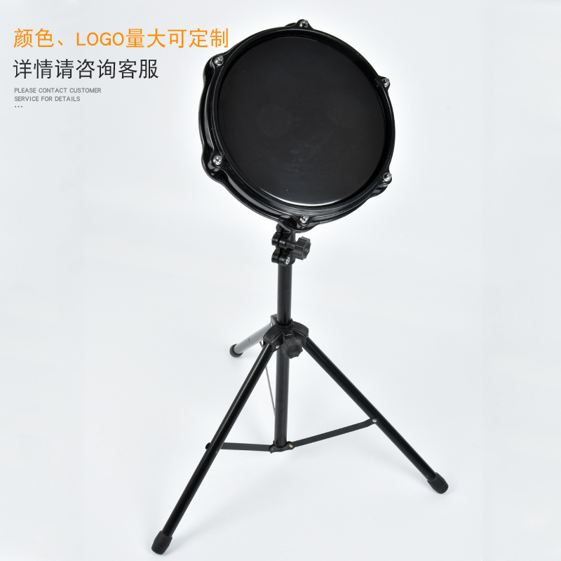 Transfronteriza simulación de 10 pulgadas traje de tambor tonto traje de práctica de tambor tonto Introducción de principiante almohadilla de tambor tonto almohadilla de práctica de tambor tonto de goma