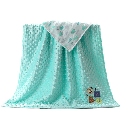 豆豆毯婴儿毯子四季宝宝毛毯新生纱布被子儿童幼儿园盖毯春秋薄被|ms