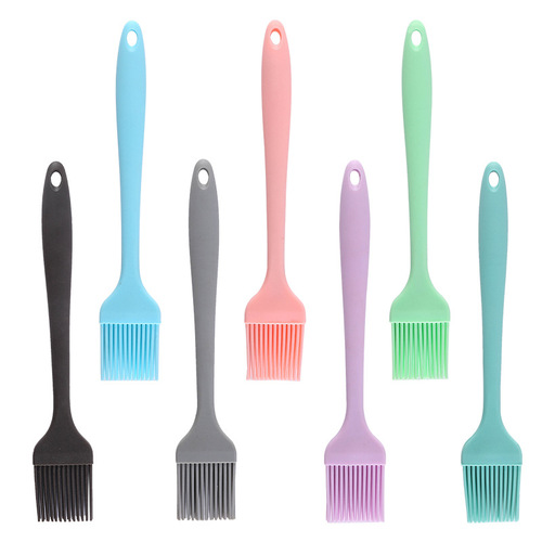 40g hairless high-temperature resistant barbecue silicone brush integrated household silicone brush baking kitchen brush soy sauce brush