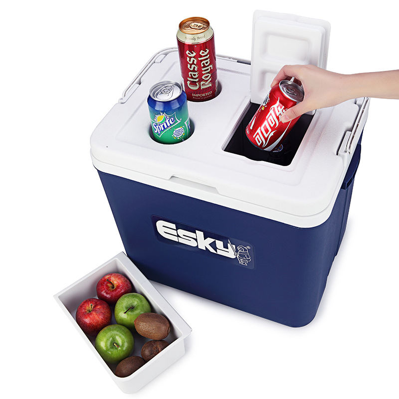ESKY33L incubadora de alimentos al aire libre refrigerador del coche cadena frío caja pesca mar para llevar bebidas congelador