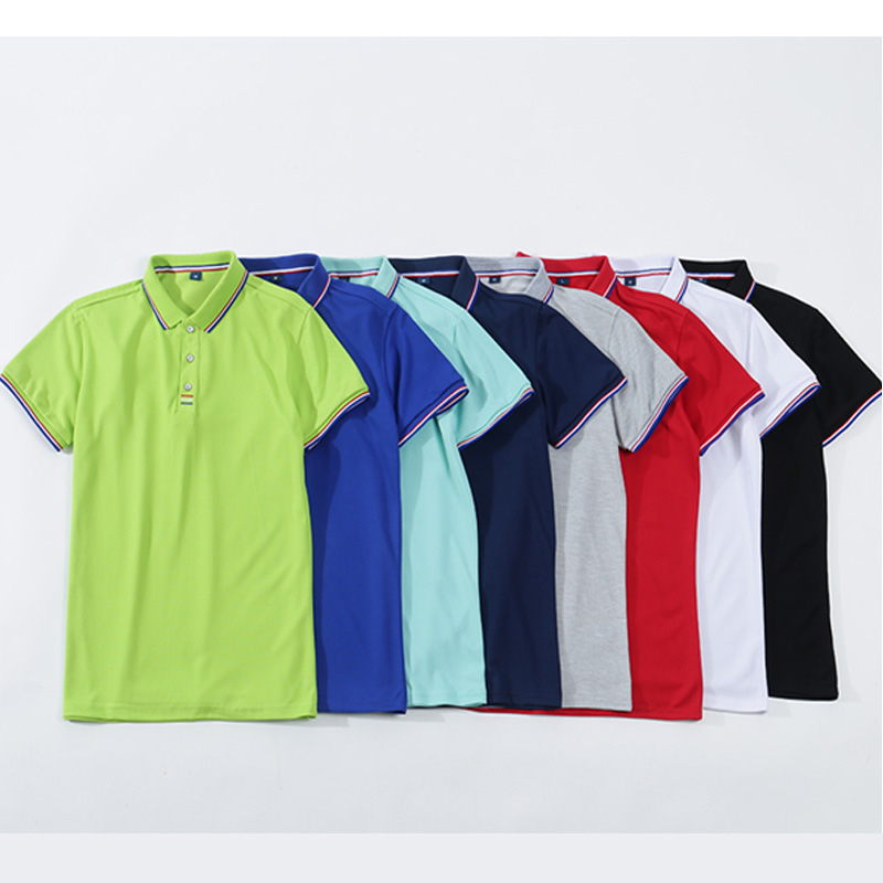 Camisa de polo de solapa logotipo personalizado grupo empresarial ropa de trabajo camiseta publicidad personalizada camisa cultural ventas directas de fábrica