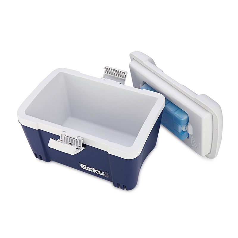 Esky al aire libre conveniente 6l incubadora de alimentos al por mayor de transporte de mariscos pu caja refrigerada cadena de frío caja de entrega de picnic