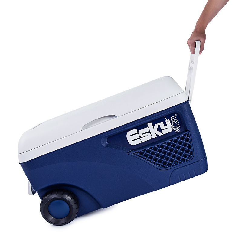 Selección estricta Flip con polea 65L capacidad de entrega alimentos incubadora picnic al aire libre conveniente congelador fresco cadena fría caja