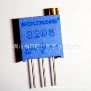 原装BOURNS 顶调电位器 3296Y-1-103LF 立式可调电阻10K 多圈蓝色