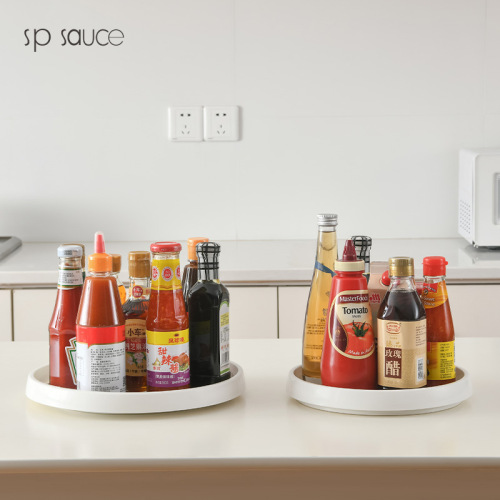 sp sauce kitchen condiments multifunctional rotating rack spice rack spice storage artifact storage box