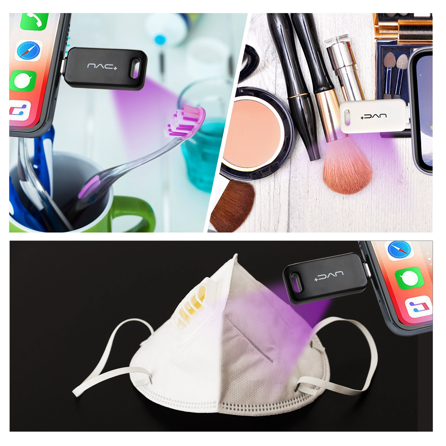 LED sterilisation lamp, antibacterial handheld mobile phone, (Physicals)