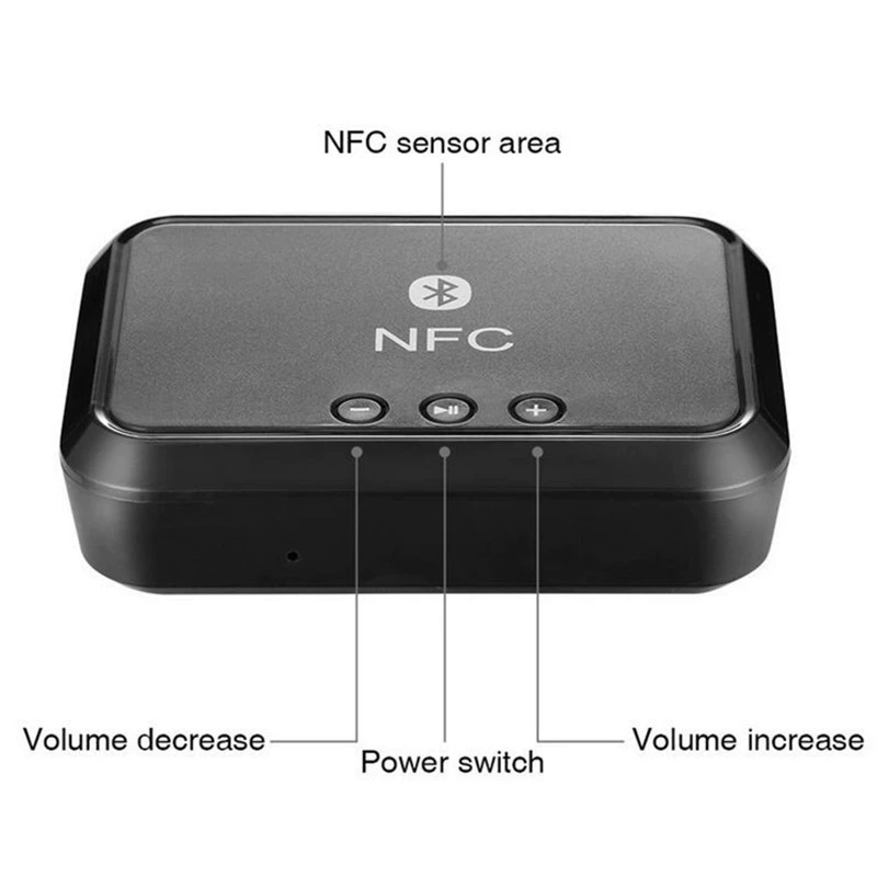 NFC настольный Bluetooth музыкальный приемник Bluetooth адаптер беспроводной Bluetooth аудио приемник Bluetooth динамик