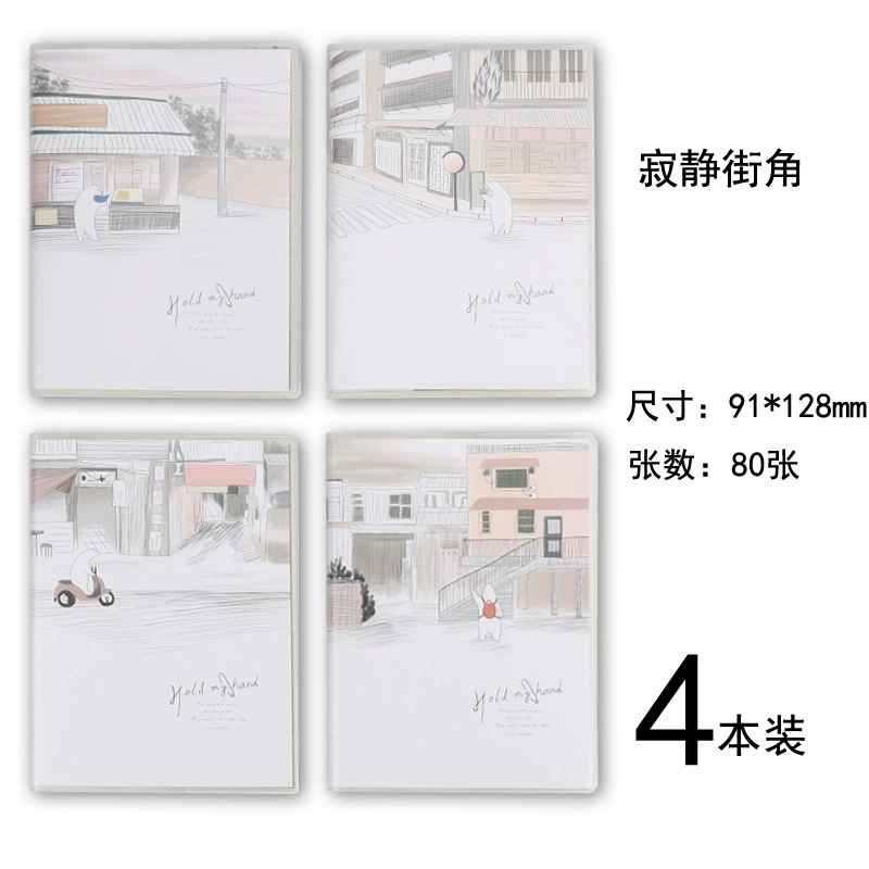 Pocket Notebook 91×128 mm, handheld book for elementary students, lightweight 0.1 kg