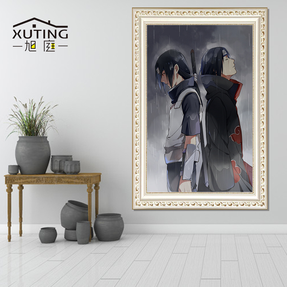 Diamante completo dibujo de dibujos animados héroes de dibujos animados personajes de diamante 5D bordados diamante crucifijo pintura de diamante al por mayor